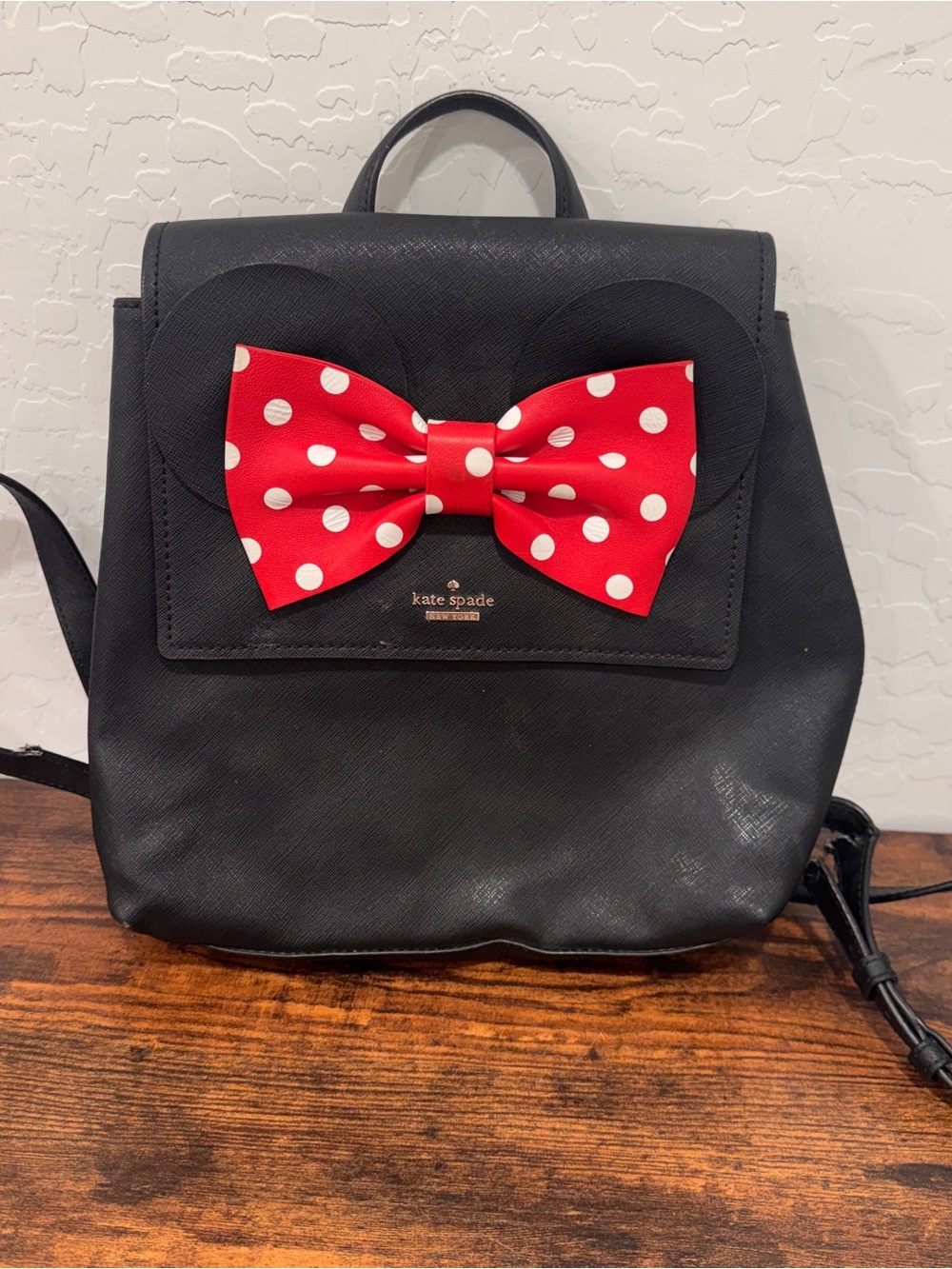 Kate Spade x Disney Minnie Mouse Neema Backpack Disney Red White Polka dots